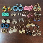 Mix Lot Vintage Jewelry Clip-on Earrings Wearable Costume Variety Unpierced Ears