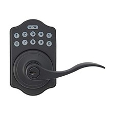 Electronic Keypad, Keyless Entry Door Lock Deadbolt with Handle Matte Black