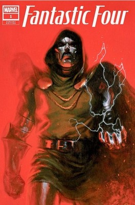 FANTASTIC FOUR #1 GABRIELE DELL OTTO EXCL DR. DOOM VARIANT LTD 1000 W/COA 2025