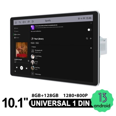 10.1 Zoll HD Touchscreen Carplay Android Auto Android 13 Car Multimedia System