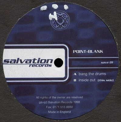 Point Blank  - Bang The Drums (12'')