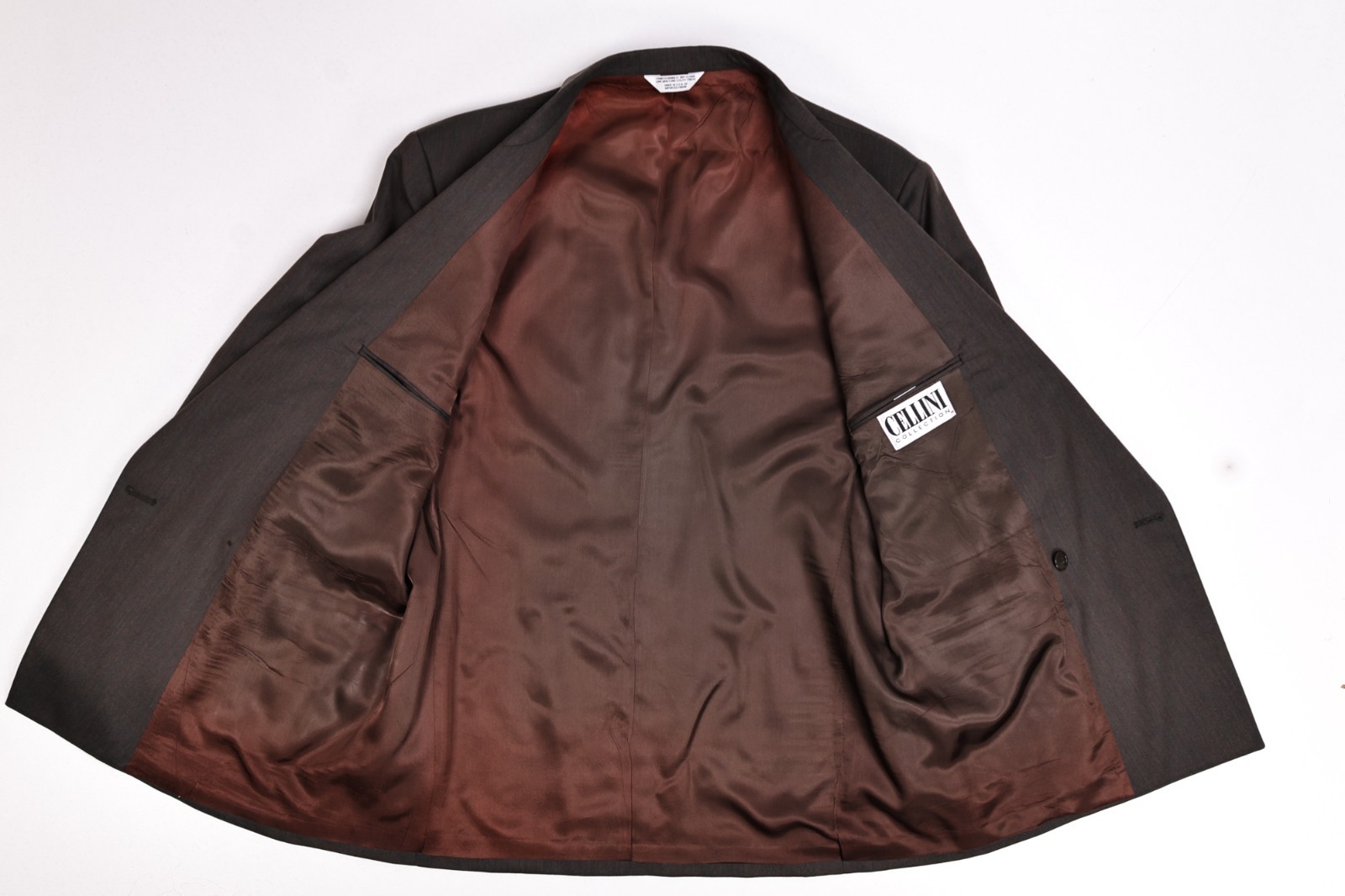 Cellini Collection Double Breasted Olive Blazer J… - image 4