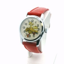 Vintage 1970s Sesame Street Big Bird Manual Wind Watch