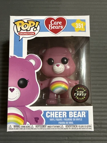 Funko Pop! Animation Cheer Bear Care Bears GITD Limited Edition Chase #351