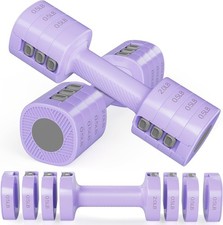 Adjustable Purple Dumbbell Set SP0662