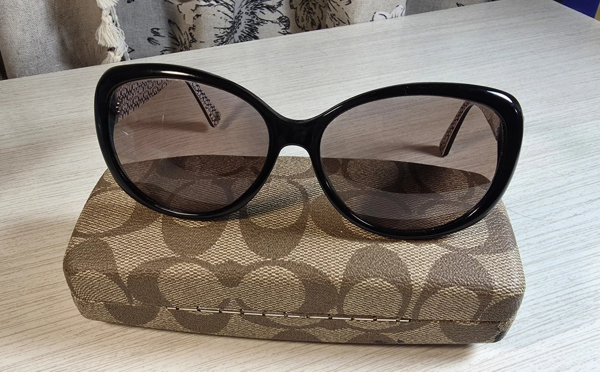 未使用 COACH コーチ サングラス レディース バタフライ 蝶 ケース付 Coach Black Butterfly Sunglasses for Women for sale | eBay