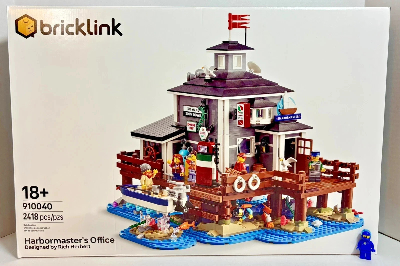 LEGO (910040) Harbormaster’s Office Bricklink - New Sealed - Fishing Boat Ocean