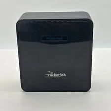 Rocketfish RF-HTS1215 2 Outlet Wall Tap Surge Protector  Black *Works