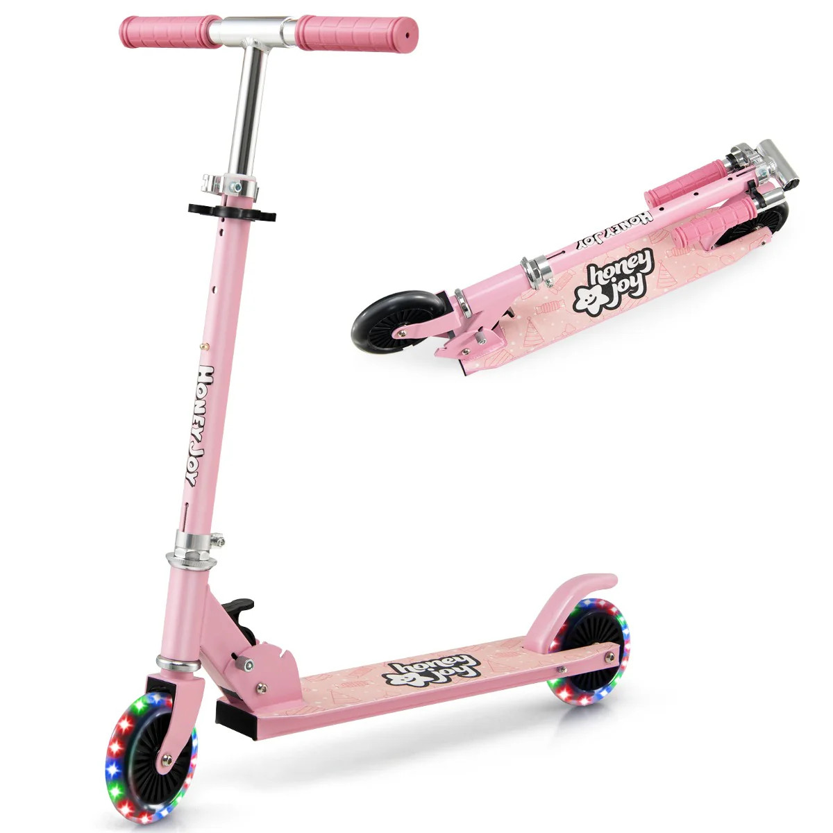 Trottinette enfant pliable idéale pour apprendre l'équilibre en douceur