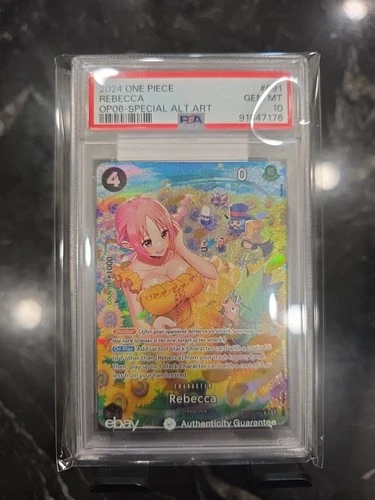 One Piece 2024 Rebecca Special Alternate Art OP05-091 SR PSA 10 Gem Mint