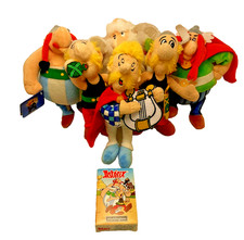 Lot Asterix et Obelix 6 Peluches LIDL + JEU DE CARTES