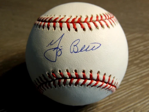 YOGI BERRA AUTOGRAPHED BASEBALL   N.Y. YANKEES  HOF LEGEND