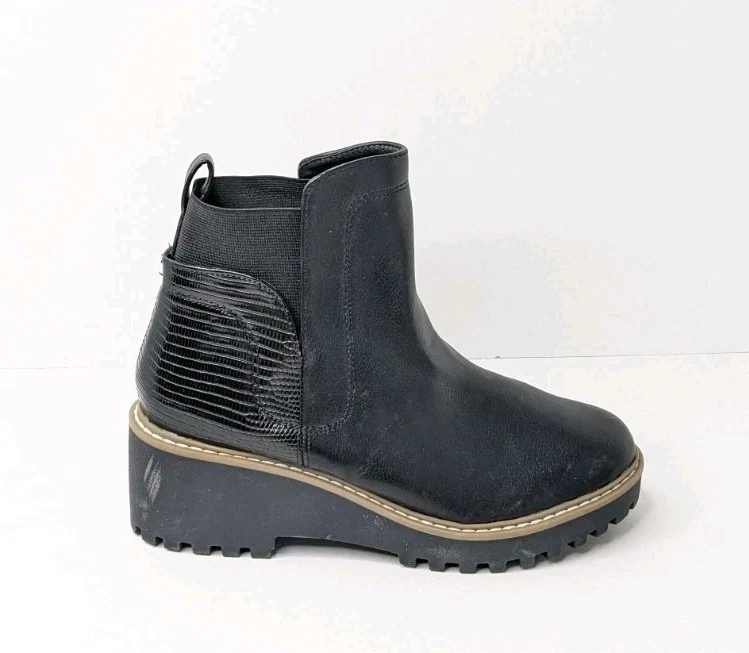 Botas de cuña DV by Dolce Vita Rango, negras, para mujer 6,5 Foto 2 de 4