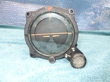 Sperry gyroscope Gyro Horizon indicator AN5736-1 Untested Aircraft gauge