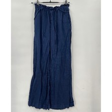 Cloth & Stone XS Wide Leg Pants Womens Navy B...