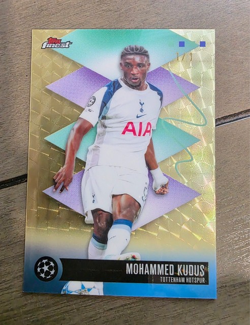 Mohammed Kudus 2025-26 Finest UEFA Club Competitions #525 SUPERFRACTOR 1/1