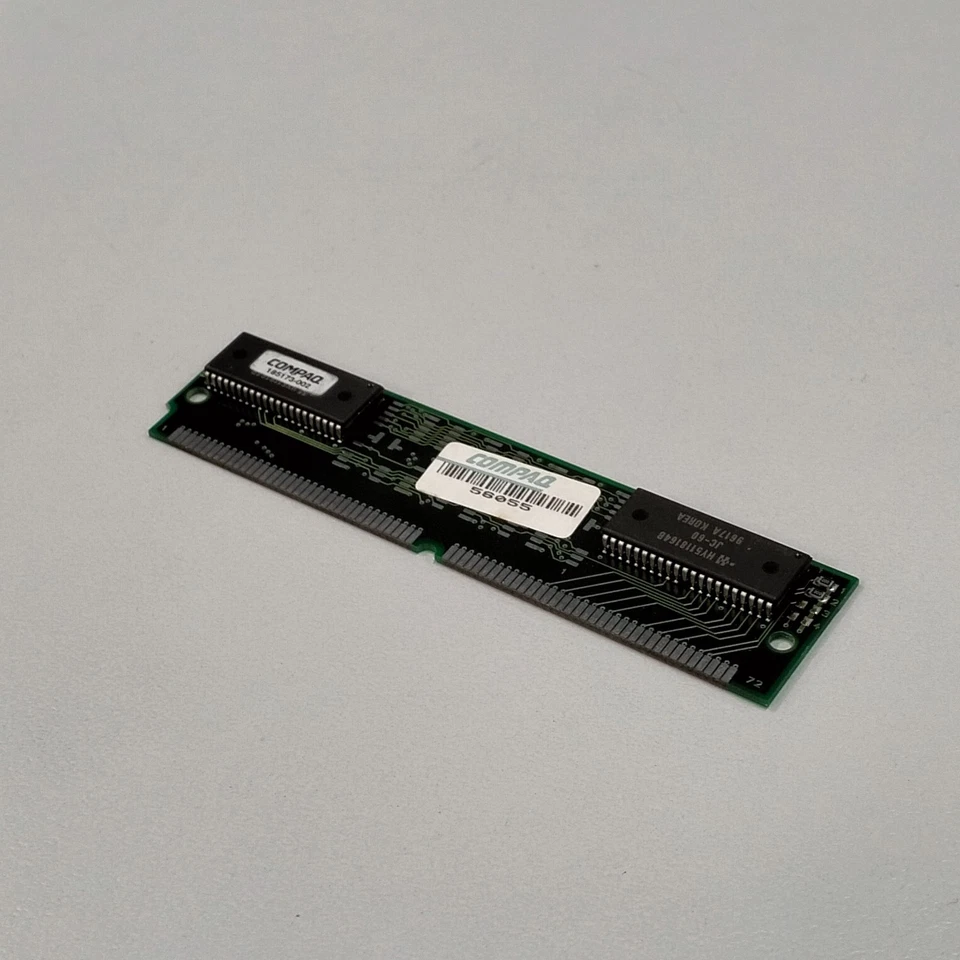 Hyundai 4MB EDO-RAM PC-66 60ns non-ECC 72-pin SIMM HYM532124AW-60 185173-002 - Image 3 of 4