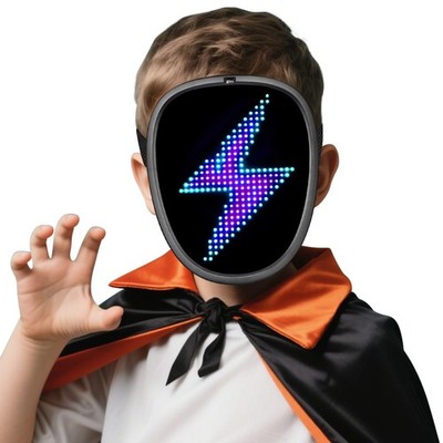 ORWINE Halloween LED Mask for Kids, Light Up Masks with Gesture Sensing,