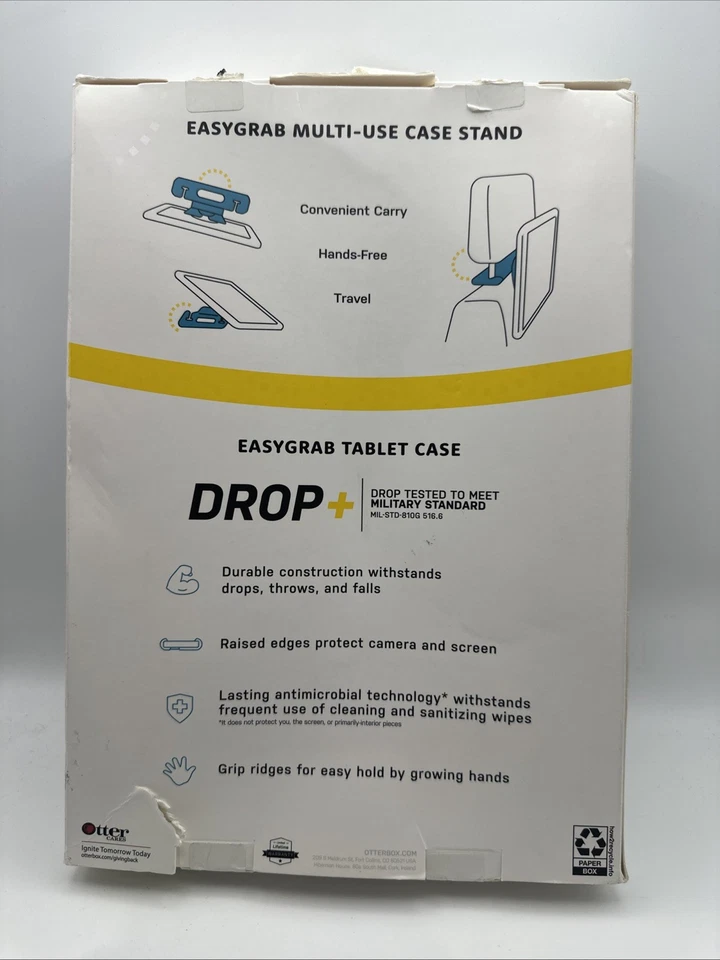 Funda OtterBox Niños EasyGrab iPad 10.2 (7ª 8ª 9ª Generación) Galaxy Runner - Nueva Foto 2 de 4