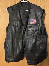 Men's Leather Vest