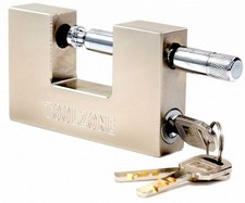 100mm Heavy Duty Steel Shutter Padlock + 3 Security Keys Shop Container Lock