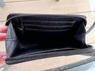 "COACH" Vtg WRISTLET WALLET ZIP AROUND-HORSE & CARRIAGE COACH LOGO *Blk LEATHER — photo 3