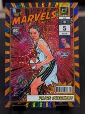 Paige Bueckers 2025 WNBA Panini Donruss Net Marvels Orange Fireworks /75 (RC)