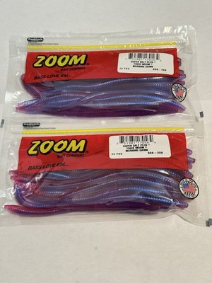 Lot of 2  Zoom Trick Worm 6.5'' 20 Pack  Morning Dawn