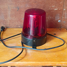 Red Rotating Beaconstrobe Warning Light Dome With Power Cord Red Rotating Beaconstrobe Warning Light Dome With Power Cord