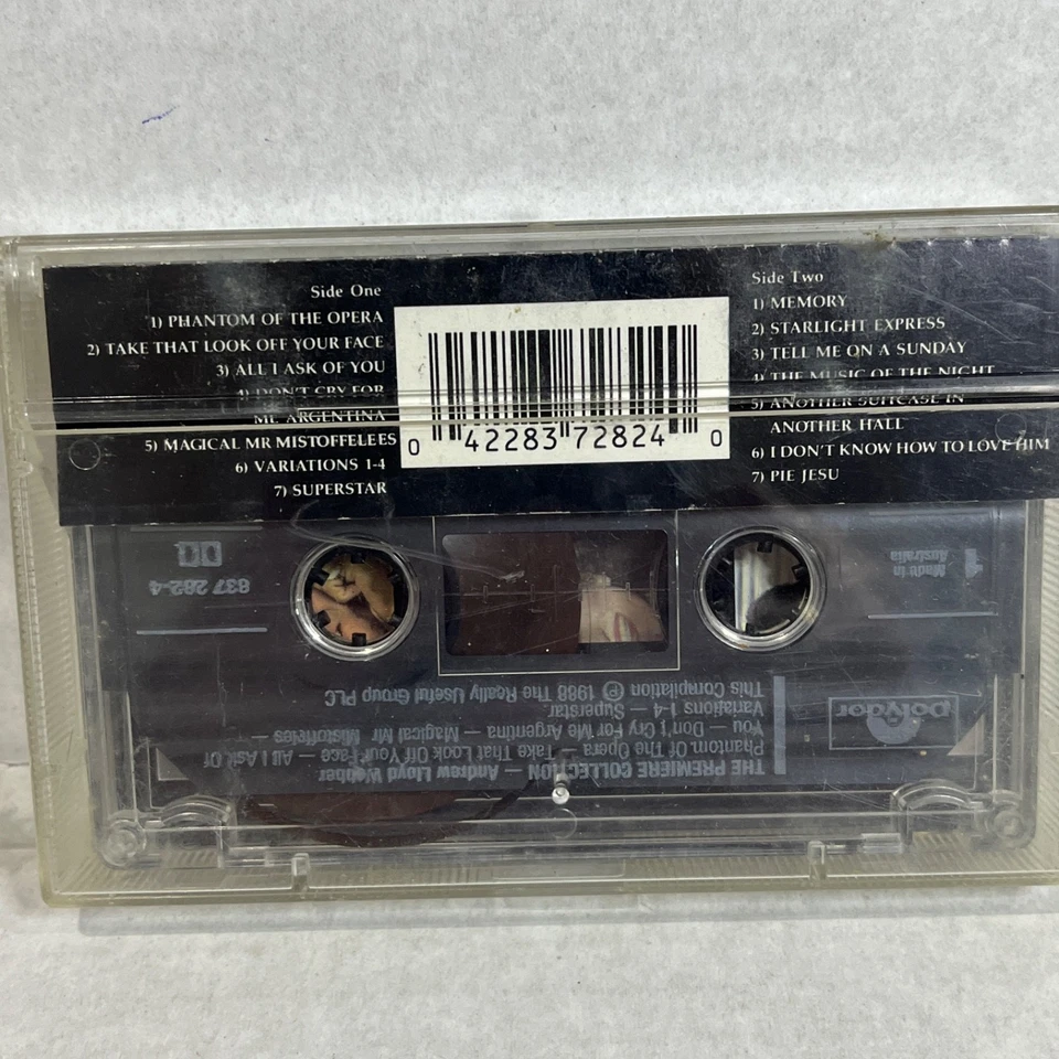 Andrew Lloyd Webber The Premiere Collection Cassette Tape 1988 - Image 2 of 4
