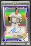 2021 Bowman Draft Henry Davis Chrome Auto 1st Purple Refractor RC #/250 Pirates