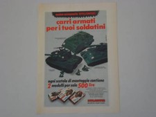 advertising Pubblicità 1973 ATLANTIC CARRI ARMATI