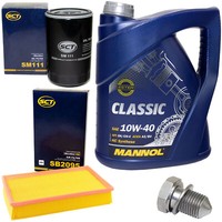 MotoröL Filter Set 10W40 5 Liter + ÖLablassschraube FüR VW Multivan Transporter