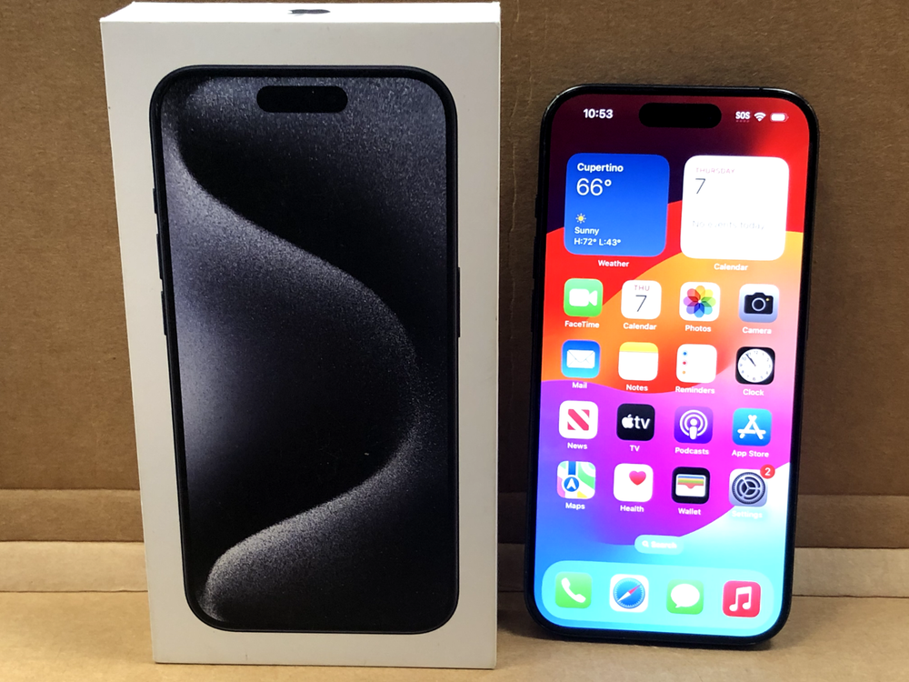 ✯ IPHONE 15 PRO BLUE TITANUM 512GB A2848  MTU03LL/A - UNLOCKED - ✯