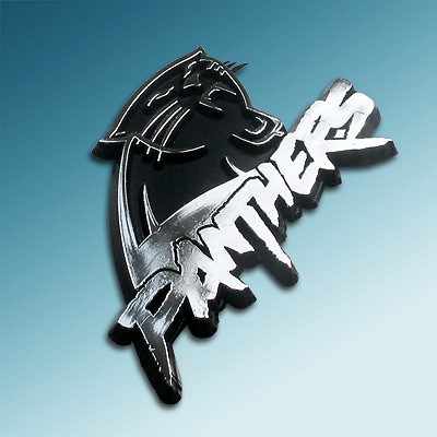 NFL Carolina Panthers 3D Chrome ABS Plastic Car Emblem - Picture 2 of 3