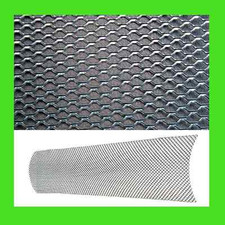 New - Universal Aluminum Car Mesh Grill Kit 6x36 Silver Body Bumper Grille New - Universal Aluminum Car Mesh Grill Kit 6x36 Silver Body Bumper Grille
