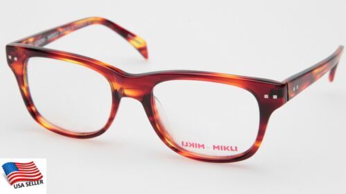 Alain Mikli Eyeglasses Paris Purple Orange Rectangular Frame  display picture 1