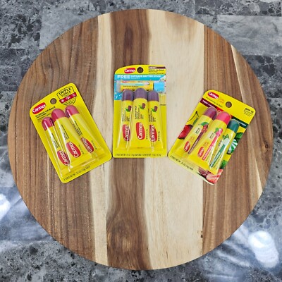 Carmex Daily Care Variety Pack Squeeze Tubes (3 Packs) + Bonus Stick