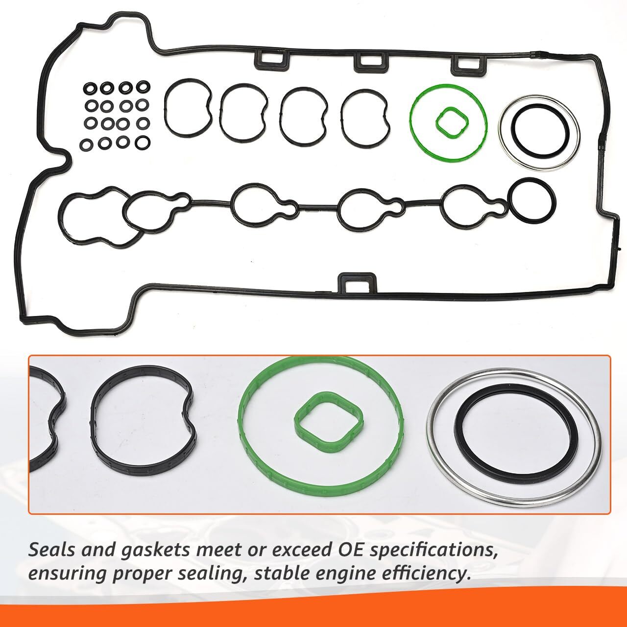 Timing Chain Kit w/Cylinder Head Gasket Bolts for 2010-2017 GMC Chevy Buick 2.4L