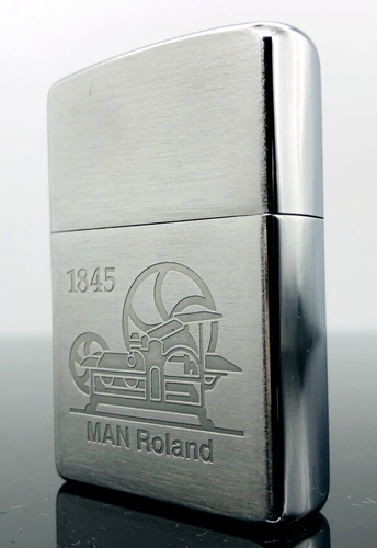 Zippo Feuerzeug MAN ROLAND 1845 Diesel Maschine Augsburg MAN Truck Engine - Bild 2 von 5