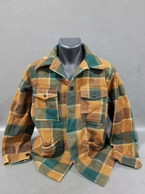 Vintage Mens Pendleton Wool Brown Green 100 Virgin Wool Jacket Large Vintage Mens Pendleton Wool Brown Green 100 Virgin Wool Jacket Large