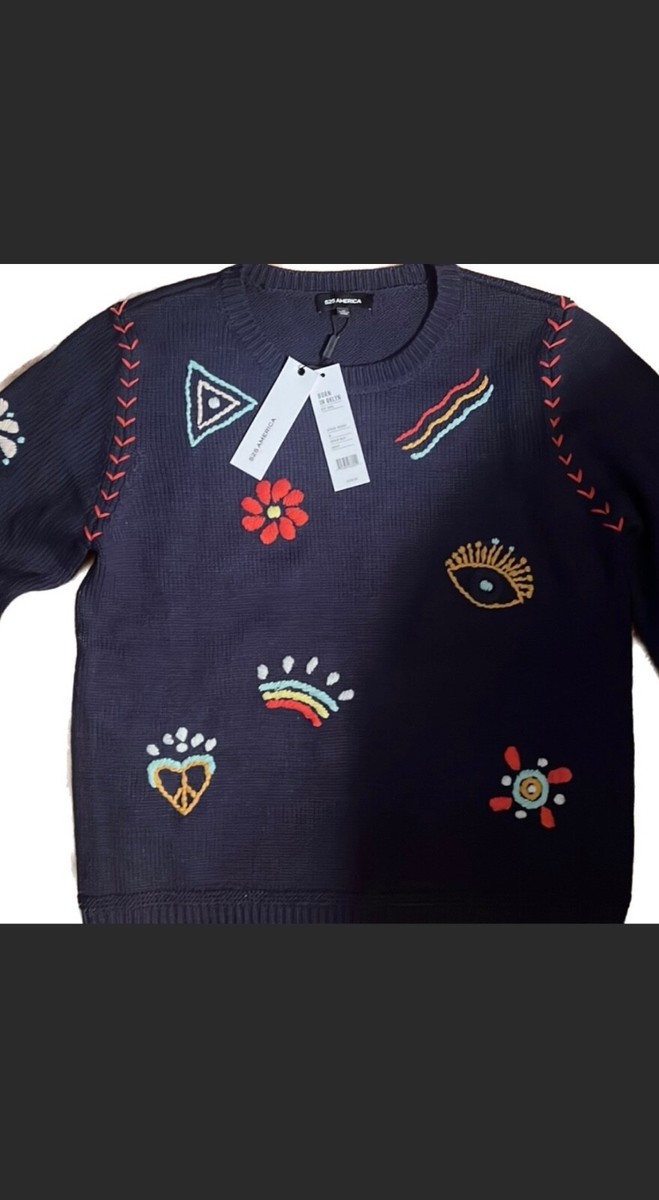 AMERI EMBROIDERY LOGO KNIT TOP HELLO KITTY×Ameri EMBROIDERY SWEAT TOP