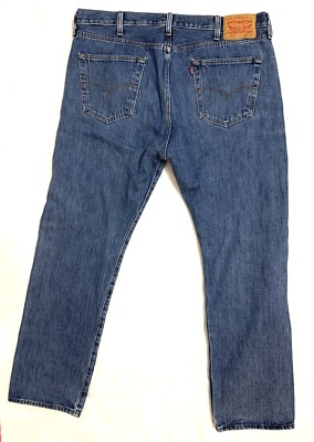 Levis 501 Jeans Mens 32x36 Button Fly Classic Fit Denim 100