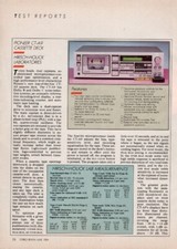 Pioneer - CT-A9 Cassette Deck - Full Original Test Report - 1984