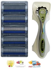 5 Schick Hydro 3 Razor Blades Refills Cartridges fit Hydro5 & Silk Shaver Handle