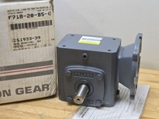 Boston Gear Speed Reducer, Gear Box F718-20-B5-G, 20:1 Ratio, 56C input