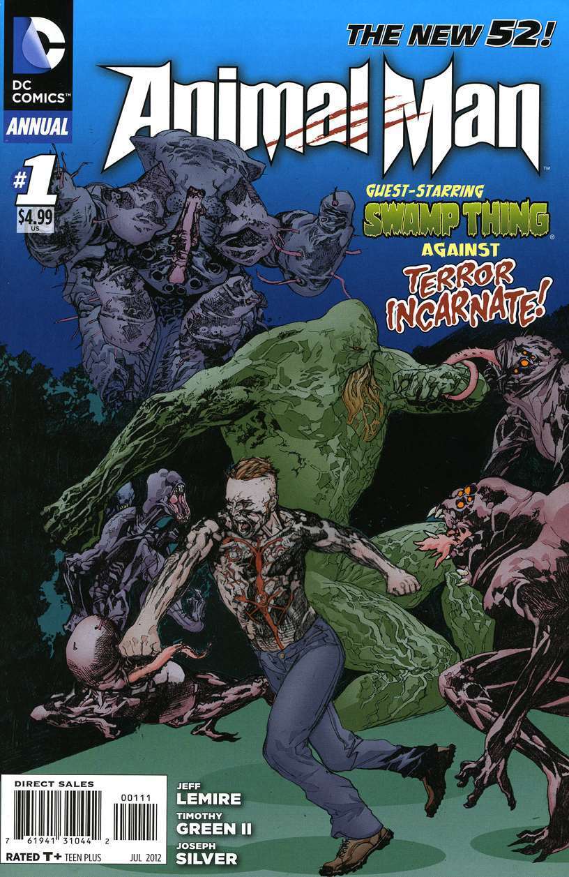 Animal Man (2nd Series) Annual #1 VF; DC | New 52 Swamp Thing Jeff Lemire - we c