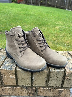 Ecco braune Wildleder Damen Stiefel UK4,5 einen Tag getragen 