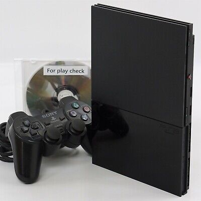 PS2 Slim Console Black SCPH-90000 CB NTSC-J Tested System Playstation2 853  | eBay