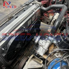 4Row Radiator + Fan + Relay For 1979-1993 Ford Mustang Foxbody GT SVT LX 5.0L V8